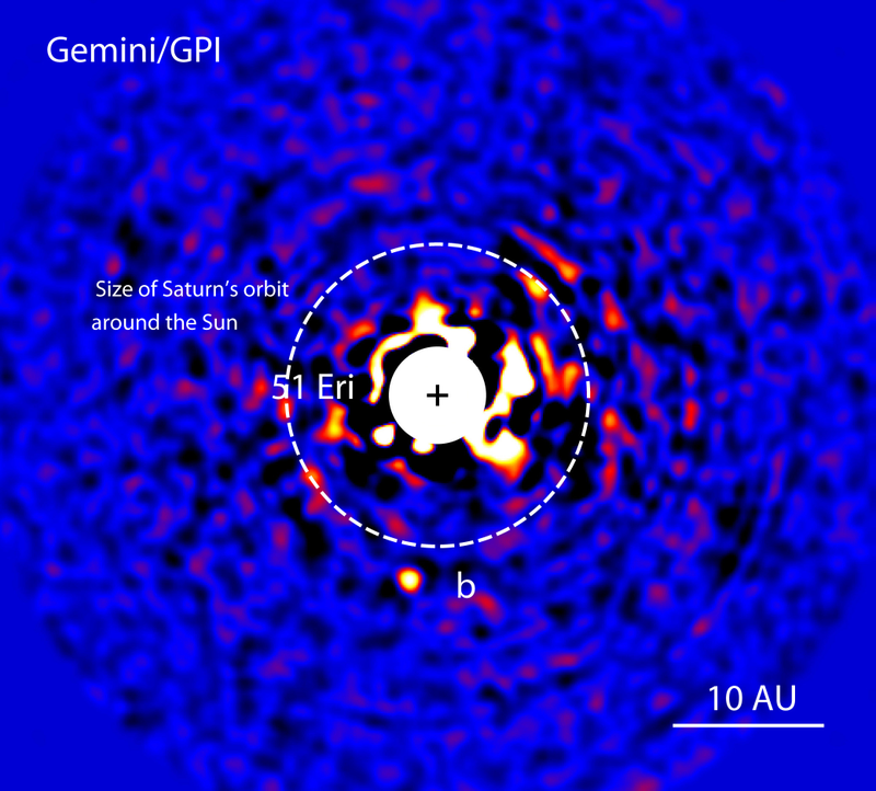 Illustration for article titled Newly Discovered "Baby Jupiter" is the Lightest Planet Ever Imaged by Telescope